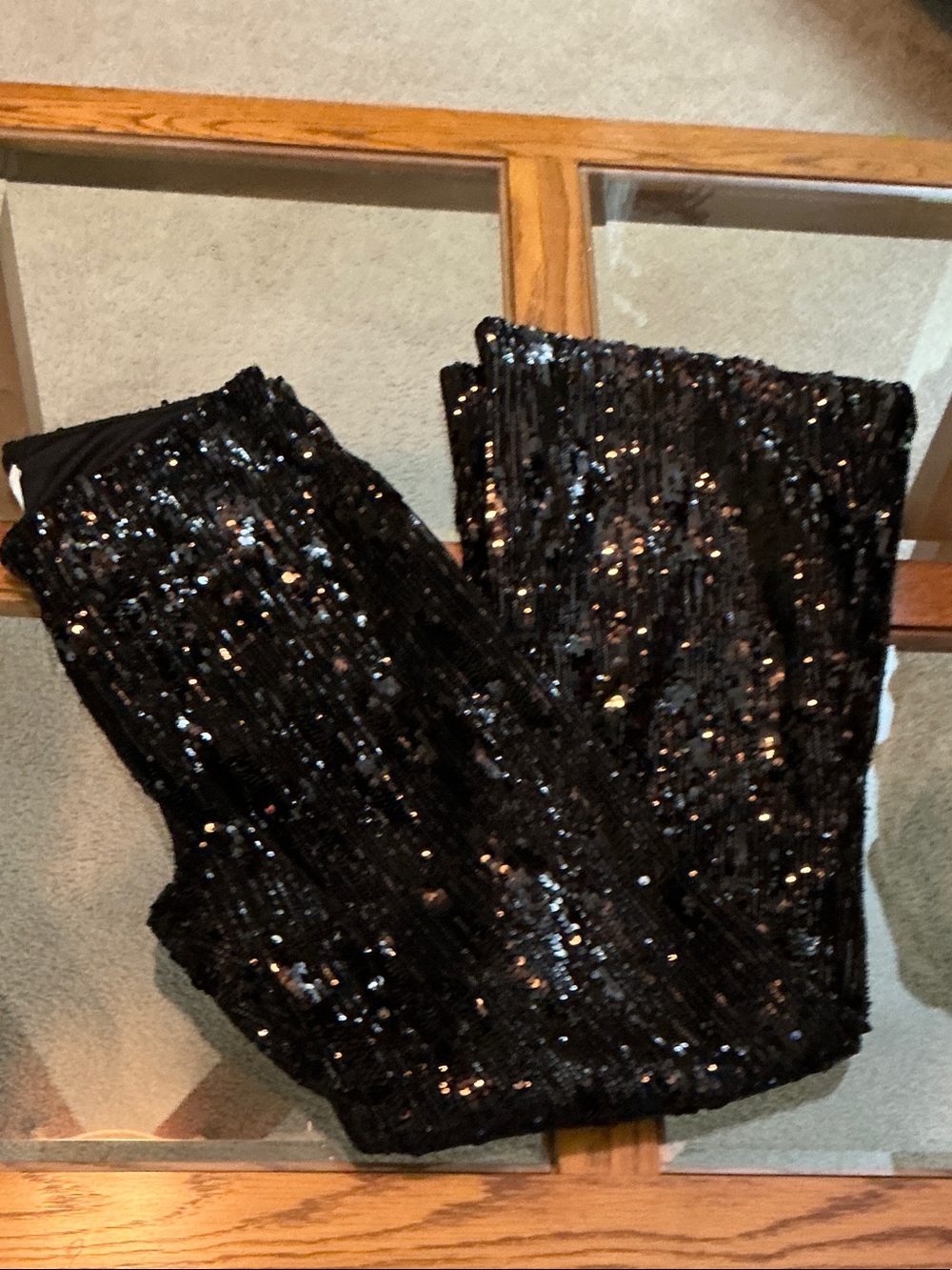 No Boundaries Black Sequin Top